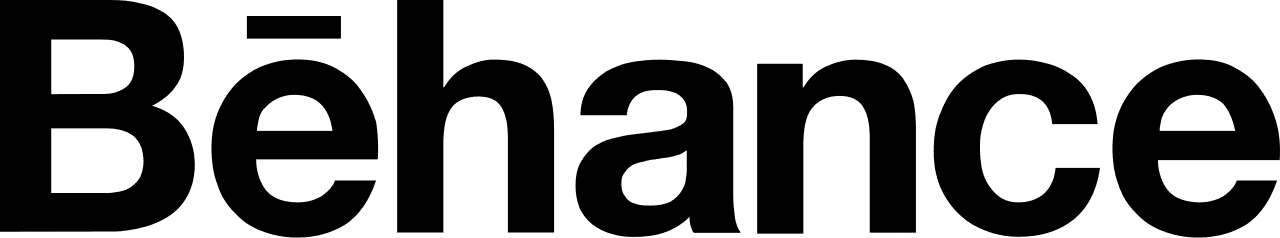 Behance wordmark logo in blue