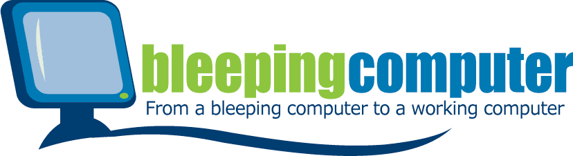 BleepingComputer logo for the cybersecurity news and computer support website