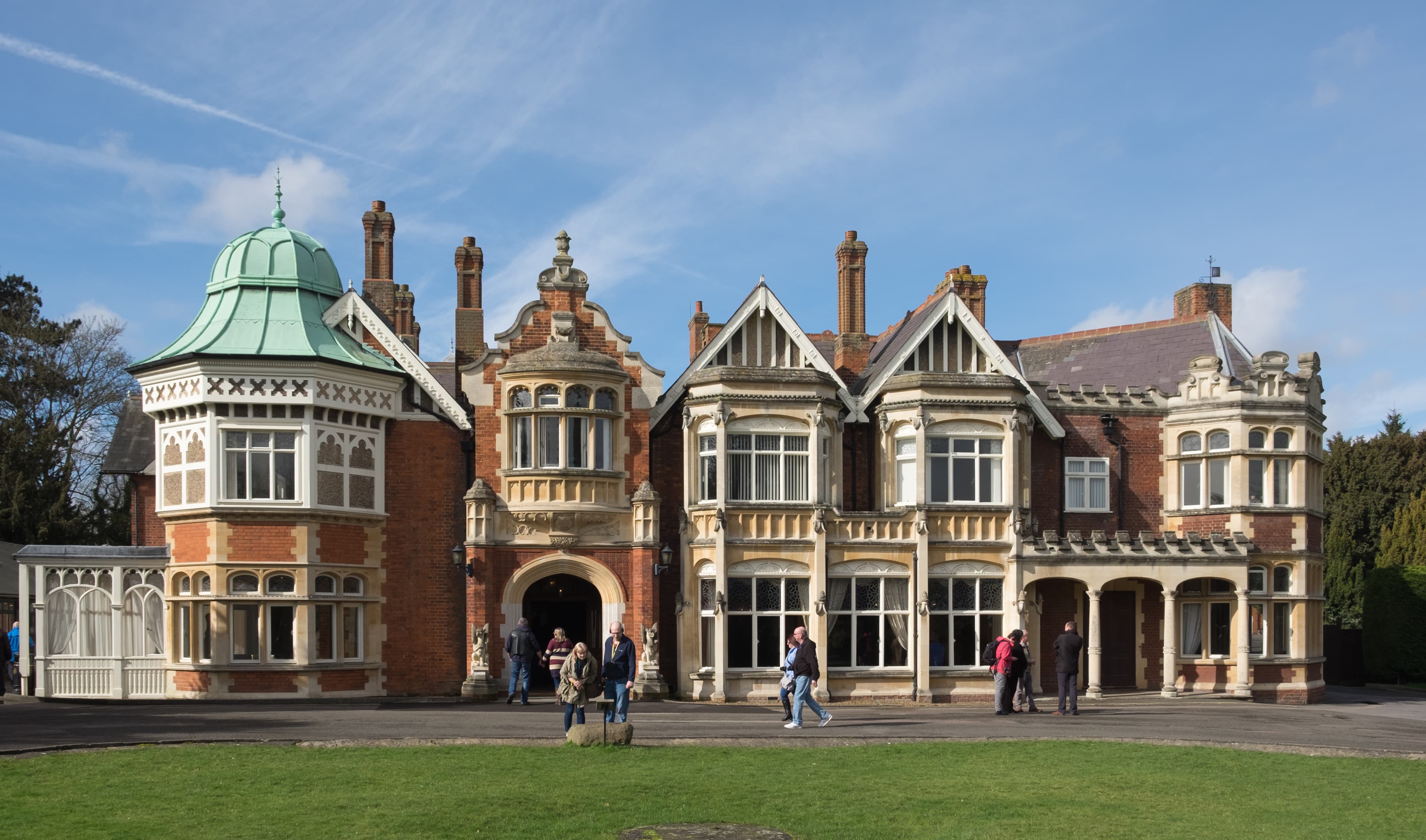Bletchley Park mansion, the wartime headquarters for British codebreakers