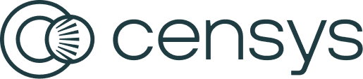 Censys wordmark logo.