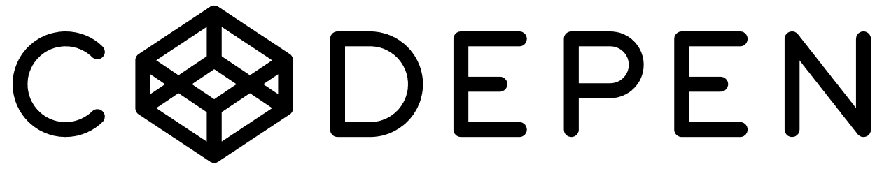 CodePen wordmark logo in black.