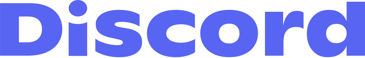 Discord wordmark logo in purple