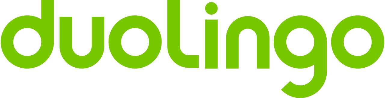 Duolingo wordmark logo in green.
