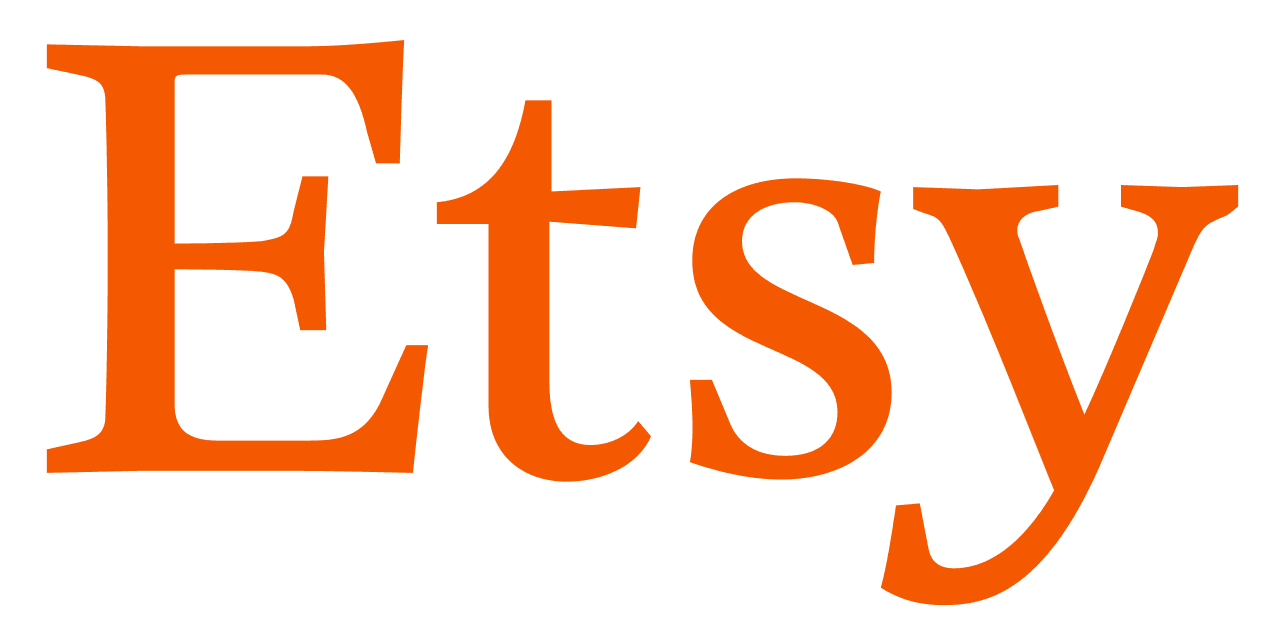 Etsy wordmark logo in orange