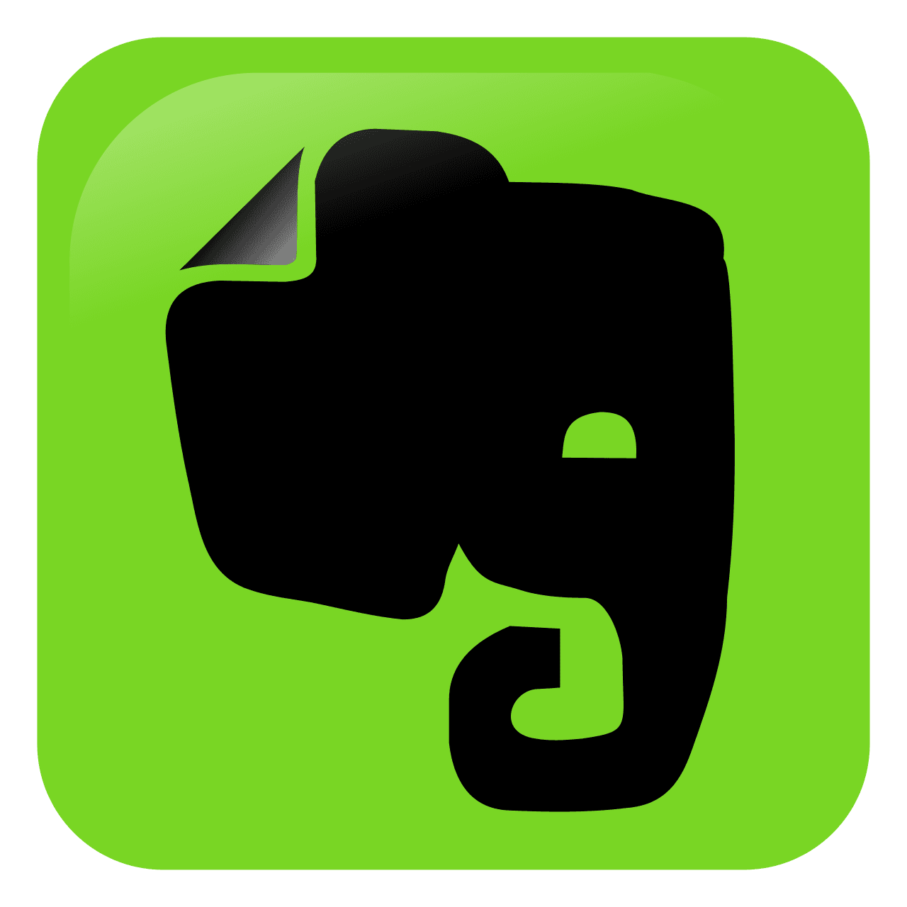 Evernote logo mark in green.