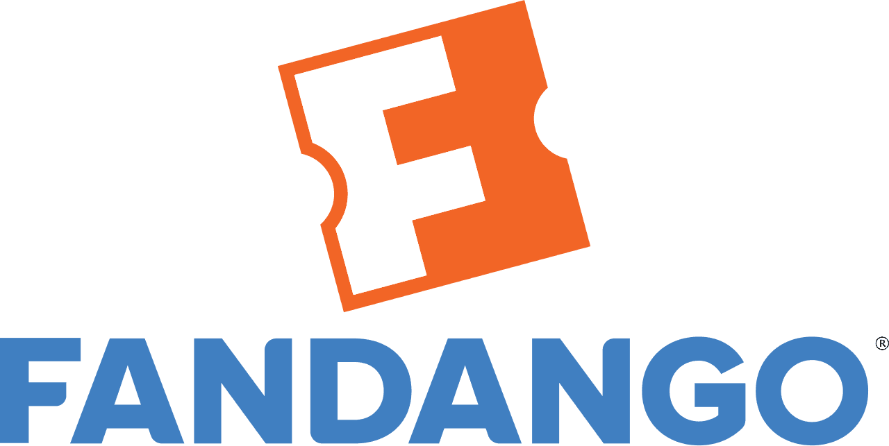 Fandango wordmark logo in orange.