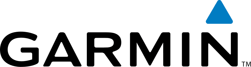 Garmin wordmark logo in blue.