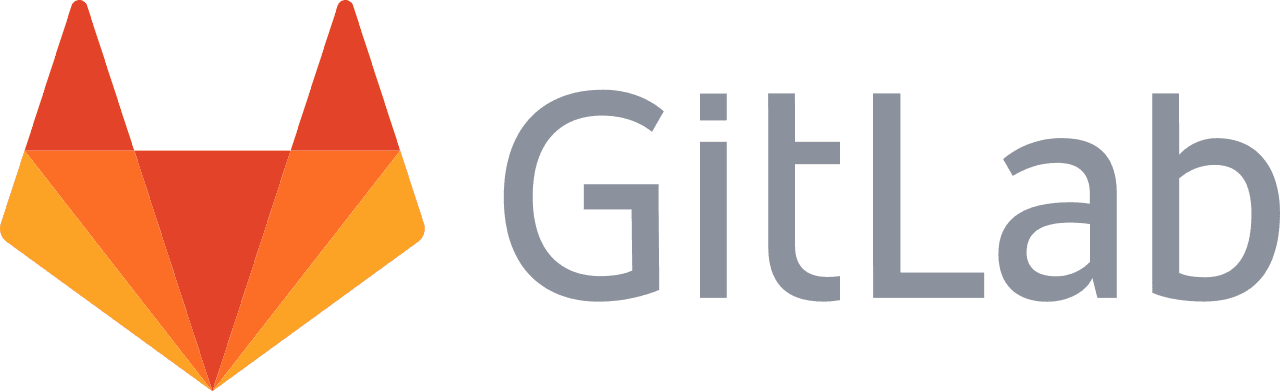 GitLab wordmark logo in orange and purple.