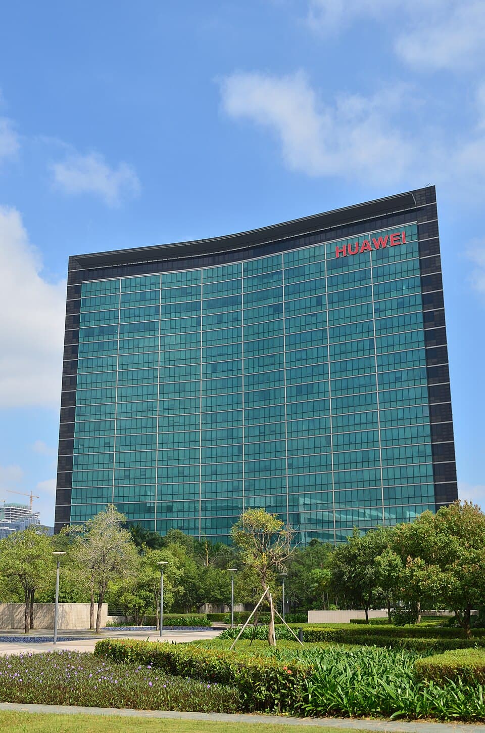 Bangunan pejabat Huawei di Shenzhen, China.