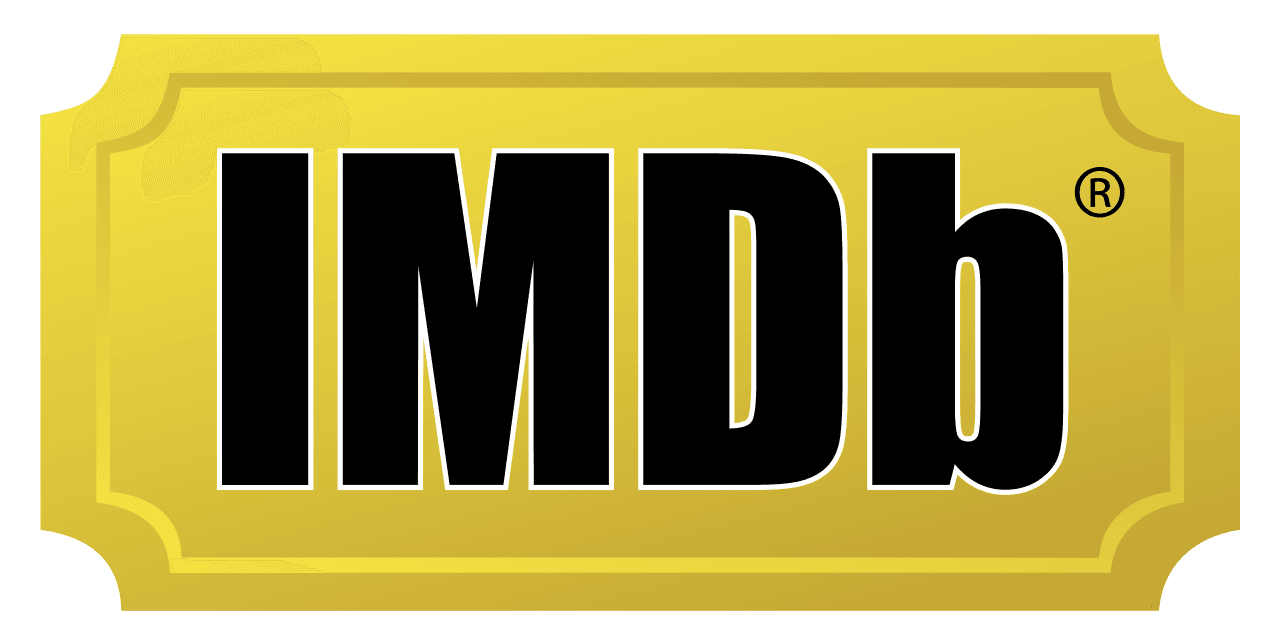 IMDb wordmark logo in black on yellow