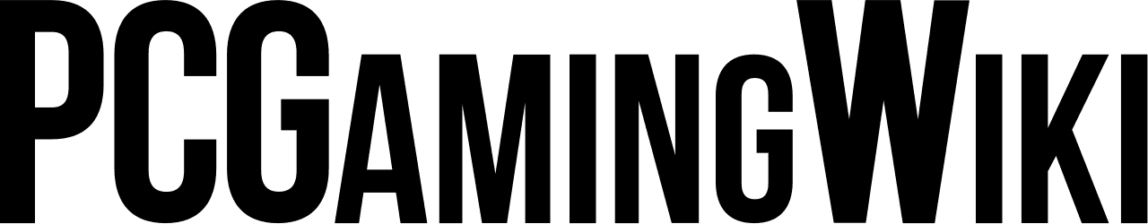 PCGamingWiki text logo for the PC game fixes and troubleshooting wiki