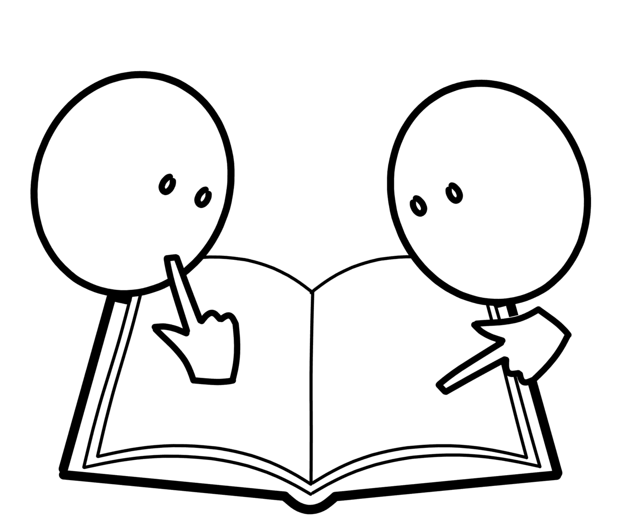 A diagram illustrating an open peer review process.