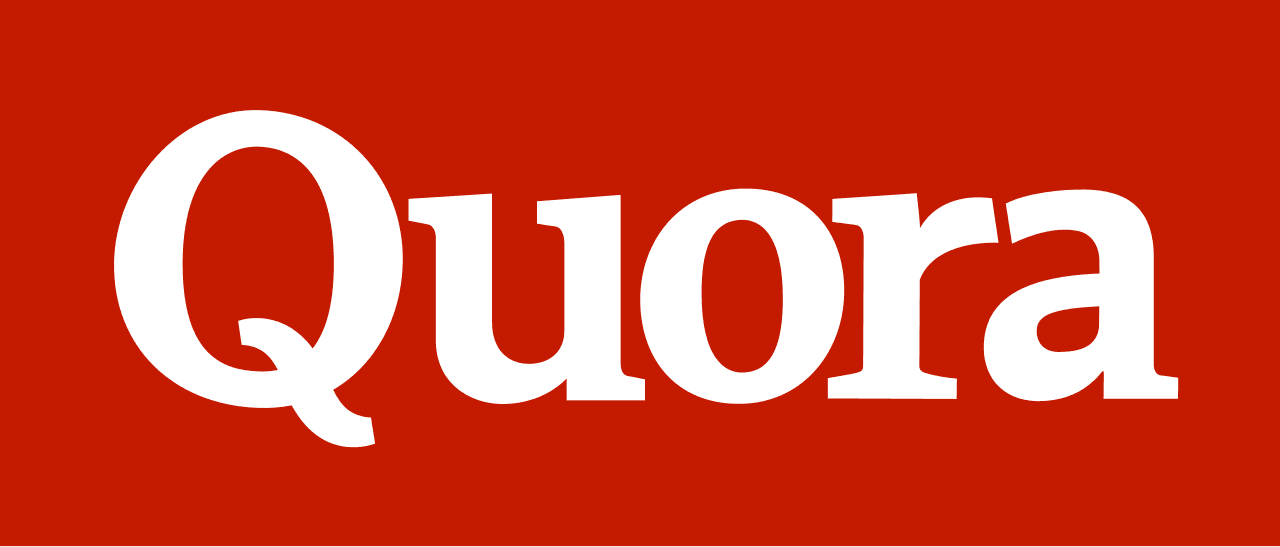Quora wordmark logo in red