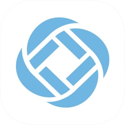 SchoolMessenger app icon with a white message mark on a blue background.