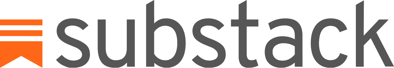 Substack wordmark logo in orange