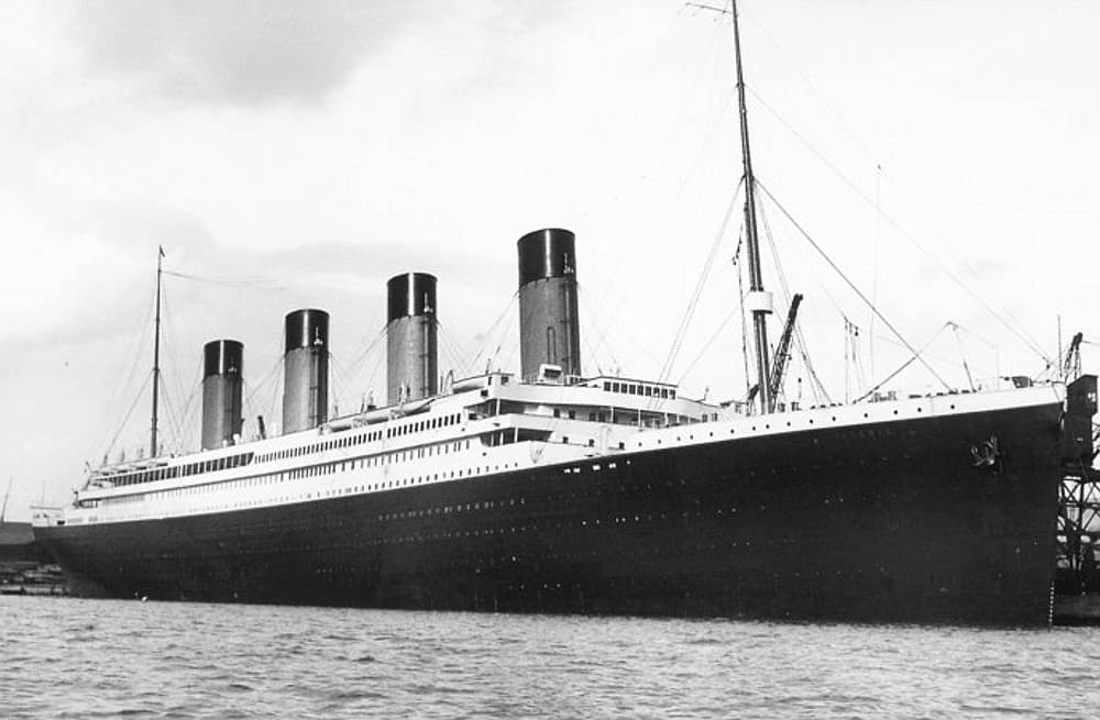 RMS Titanic di Southampton pada tahun 1912.