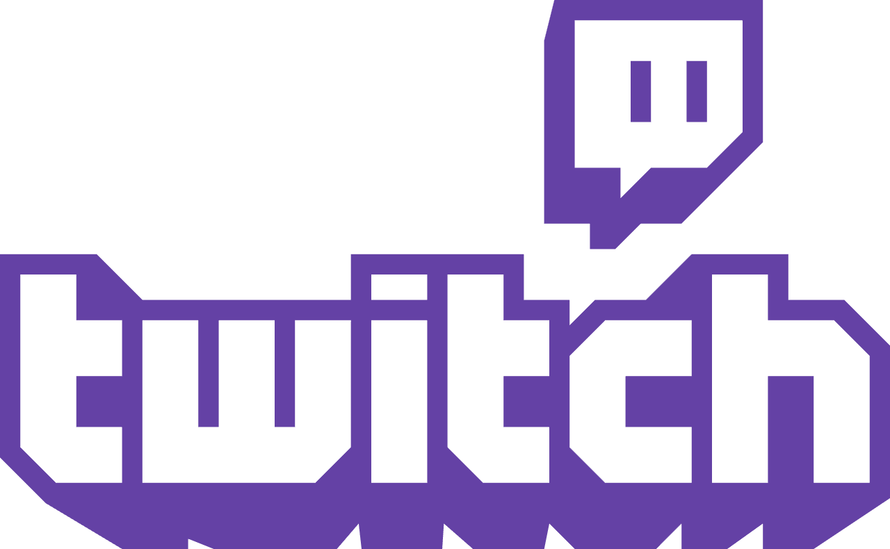 Twitch logo in purple