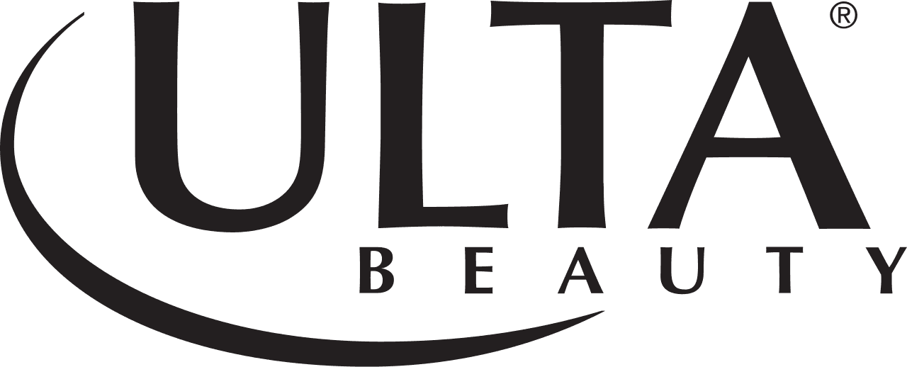 Ulta Beauty wordmark logo in orange and pink.