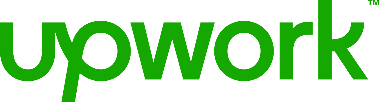 Upwork green wordmark logo.