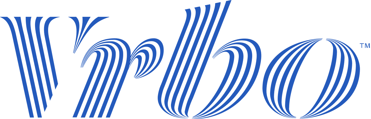Vrbo wordmark logo in blue.