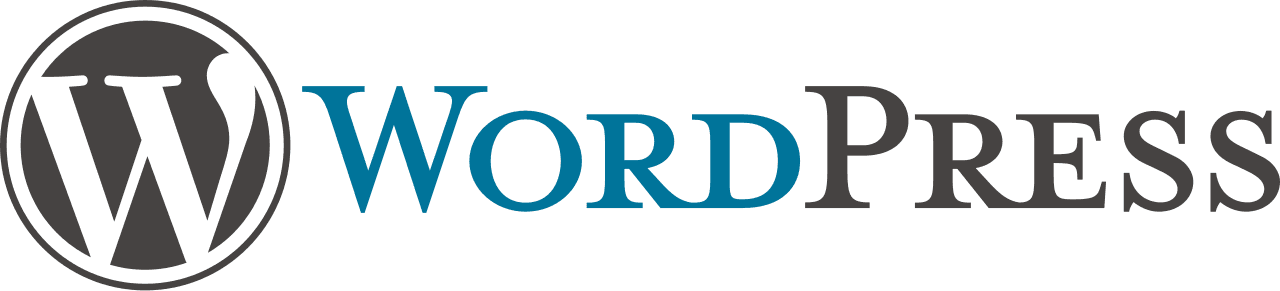 WordPress logo in blue