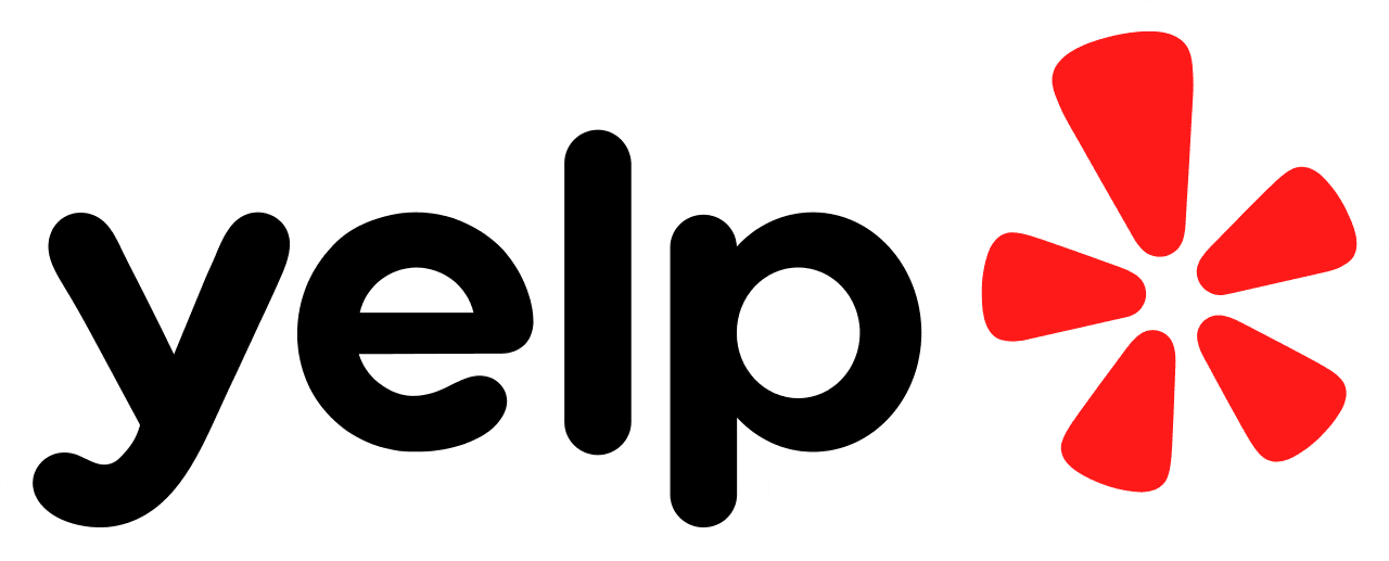 Yelp wordmark logo in red