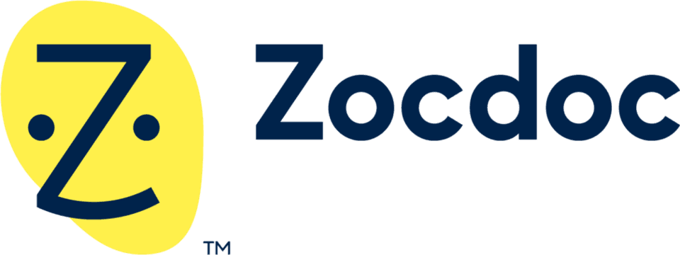 Zocdoc logo wordmark.