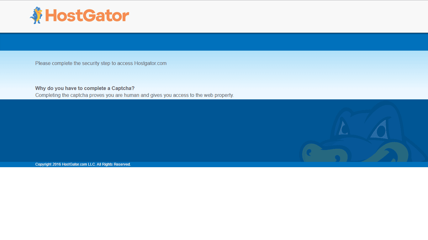 HostGator homepage screenshot of the official website interface